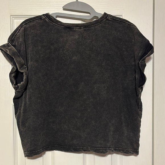 Zenana Black Crop Top - Picture 3 of 3
